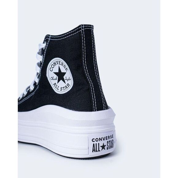 Converse Platform Cotton Sneakers Women Black - Picture 3 of 5
